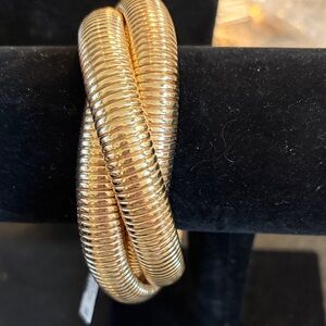 Alfani Gold Twisted Coil Bangle Bracelet